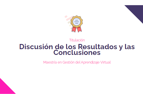 Discusión de los resultados y conclusiones