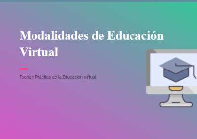 Modalidades de educación virtual