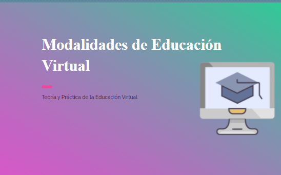 Modalidades de educación virtual