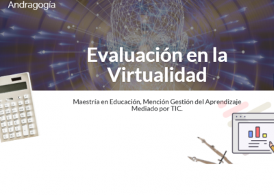 La evaluación en la educación virtual (Nube de palabras)