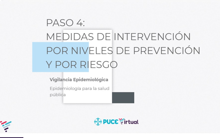 Paso 4: Medidas de intervención por niveles de prevención y por riesgo