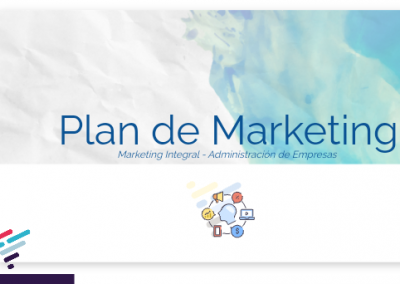 Estructura plan de marketing