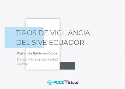 Tipos de Vigilancia de SIVE Ecuador