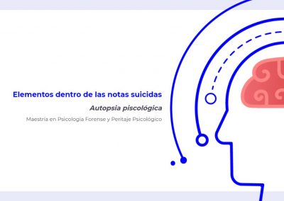 Elementos dentro de las Notas Suicidas