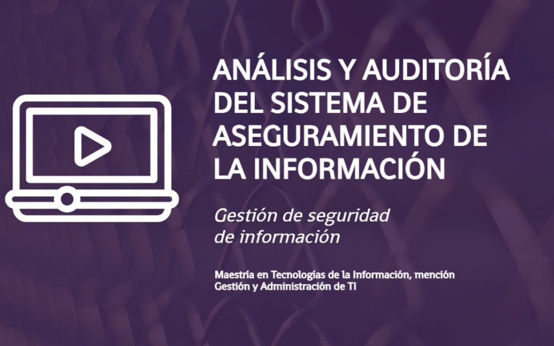 Análisis y Auditoría del Sistema de Aseguramiento de la Información