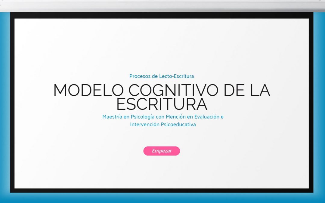 Modelo Cognitivo de la Escritura | Centro de Educación Virtual