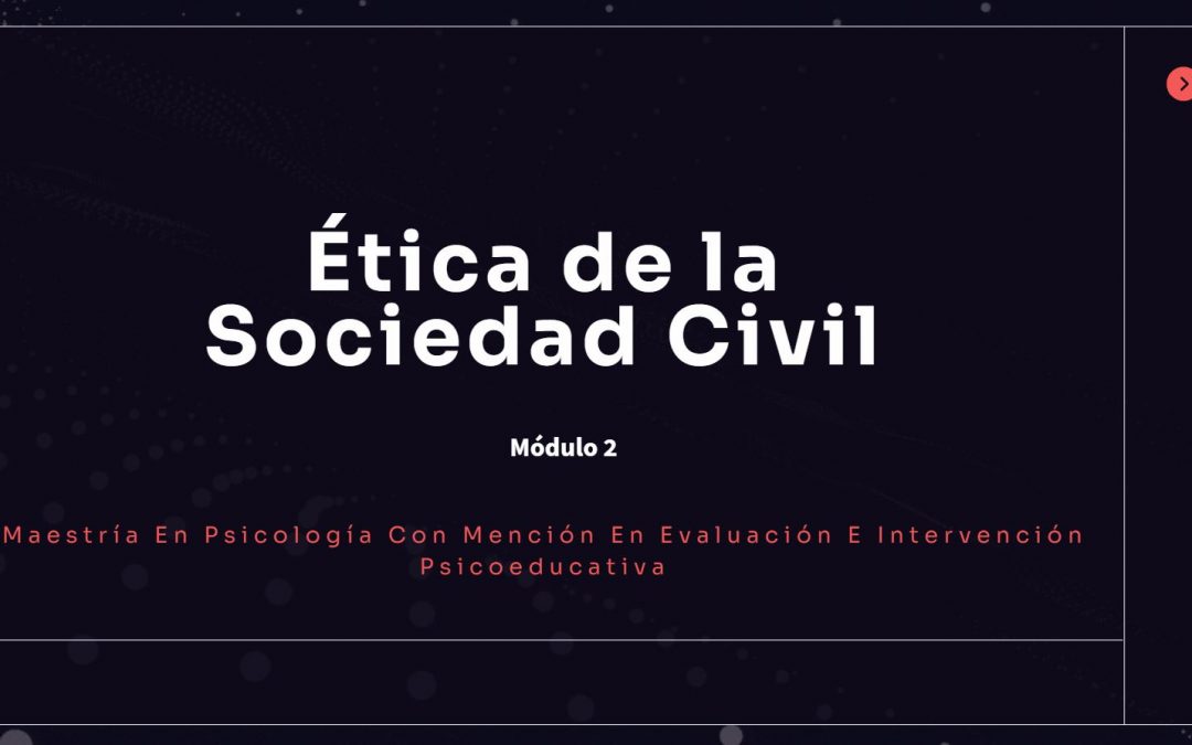 Ética de la Sociedad Civil