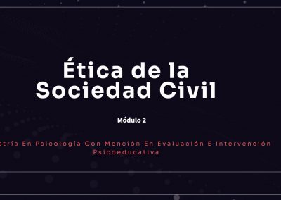 Ética de la Sociedad Civil