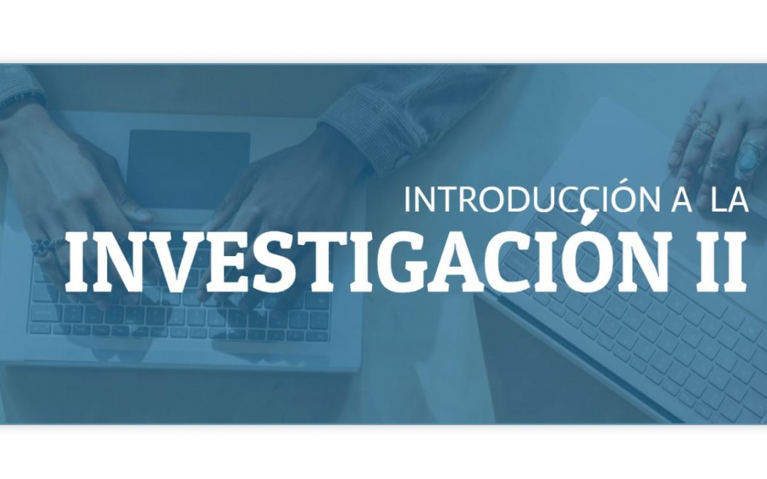 Introducción a la Investigación II