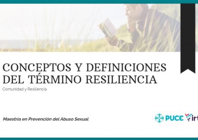 Conceptos y definiciones del término resiliencia