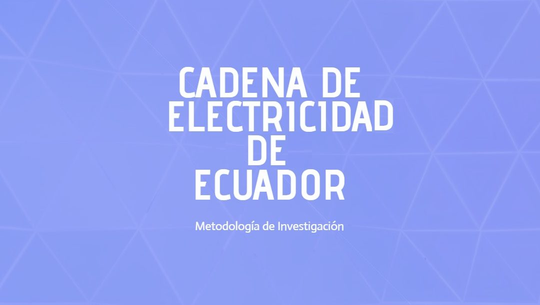 Cadena de electricidad de Ecuador