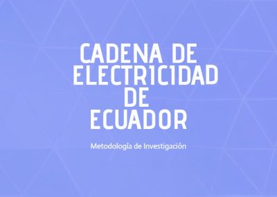 Cadena de electricidad de Ecuador