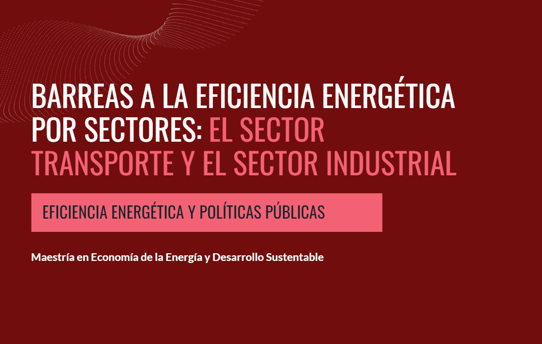 Barreras a la eficiencia energética por sectores: el sector transporte y el sector industrial