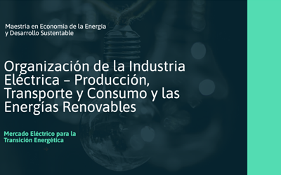Organización de la Industria Eléctrica – Producción, Transporte y Consumo y las Energías Renovables